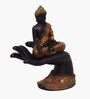 Grey Hand Buddha Idol Orange Set Of 3