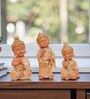 Orange Gold Monk Bacha Set Of 3