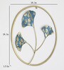 Norte Leaf Iron Multicolour Metal Wall Art