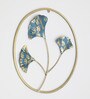 Norte Leaf Iron Multicolour Metal Wall Art