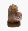 Mud Color Owl Showpiece 3 Peice Set