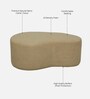 Veeda Boucle Fabric Bench and Stool Set In Camel Colour Veeda Boucle Fabric Bench and Stool Set In Camel Colour
