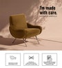 Veelmora Mid Lounge Chair In Mustard Colour