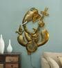 Veena Ganesh Ji Multicolour Metal Wall Art