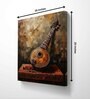 Veena Strings 20inx16in Gallery Wrap Canvas Painting