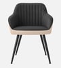 Velmora Premium Armchair In Dark Grey Colour