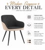 Velmora Premium Armchair In Dark Grey Colour