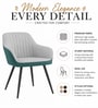 Velmora Premium Armchair In Light Grey Colour