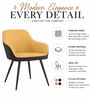 Velmora Premium Armchair In Yellow Colour