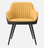 Velmora Premium Armchair In Yellow Colour