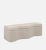 Velmora Wave Storage Bench In Grey Colour