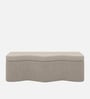Velmora Wave Storage Bench In Grey Colour
