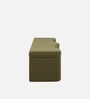Velmora Wave Storage Bench In Moss Green Colour