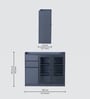 Velocity Cabinet In Gray Finish