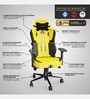 Velocity Leather Gaming Chair in Yellow & Black Colour