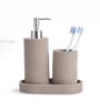 Linen Velora 3-Piece Decorative Bath Organizer Set