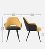 Velora Premium Armchair In Dark Grey Colour