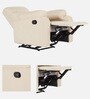 Veloura Fabric 1 Seater Manual Recliner in Beige Colour