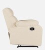 Veloura Fabric 1 Seater Manual Recliner in Beige Colour