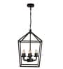 Velsa 6Lt Black Chandelier