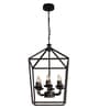 Velsa 6Lt Black Chandelier
