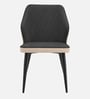 Veltrano Luxury Upholstered Chair In Dark Grey Colour