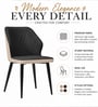 Veltrano Luxury Upholstered Chair In Dark Grey Colour
