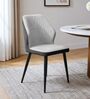 Veltrano Luxury Upholstered Chair In Light Grey Colour