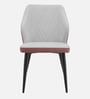 Veltrano Luxury Upholstered Chair In Pink Colour