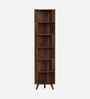 Veluno  Corner Bookshelf in Brown Color