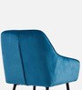Velutinous Velvet Guest Chairs In Blue  Colour