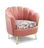 Bloom Lotus Chair In Rosegold And Print Color