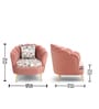 Bloom Lotus Chair In Rosegold And Print Color