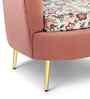 Bloom Lotus Chair In Rosegold And Print Color