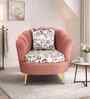 Bloom Lotus Chair In Rosegold And Print Color