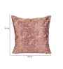 Maroon Jacquard Glitter Printed 16X16 Inches 5Pcs Cushion Covers