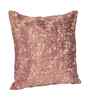 Maroon Jacquard Glitter Printed 16X16 Inches 5Pcs Cushion Covers