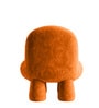 Velvet Kids Chair In Orange Colour Velvet Kids Chair In Orange Colour