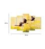Sky Multicolour MDF Wildlife Art Panel Set of 5