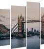 Velvet Laminated London Bridge Set of 5 Wall Art Panels