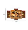 Velvet Laminated "Modern Art" Set of 5 Wall Art Panels