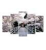 The Classic Starts Multicolour MDF Landscape Art Panel Set of 5