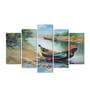 Bad Cleverness Multicolour MDF Landscape Art Panel Set of 5