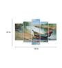 Bad Cleverness Multicolour MDF Landscape Art Panel Set of 5
