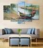 Bad Cleverness Multicolour MDF Landscape Art Panel Set of 5