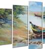 Bad Cleverness Multicolour MDF Landscape Art Panel Set of 5