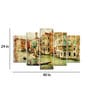Velvet Laminated Venice City Set of 5 Wall Art Panels