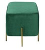 Velvet Poufee in Green Colour Velvet Poufee in Green Colour