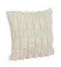 Cream Velvet Rabit Hair Feel 16X16 Inches 2Pcs Cushion Covers