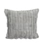 Grey Velvet Rabit Hair Feel 16X16 Inches 2Pcs Cushion Covers